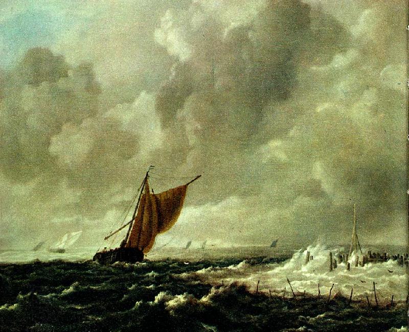 Jacob van Ruisdael sjostycke oil painting picture